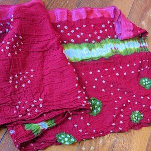 Women Fashion Shibori Cotton Scarf Wrap Shawl Stole